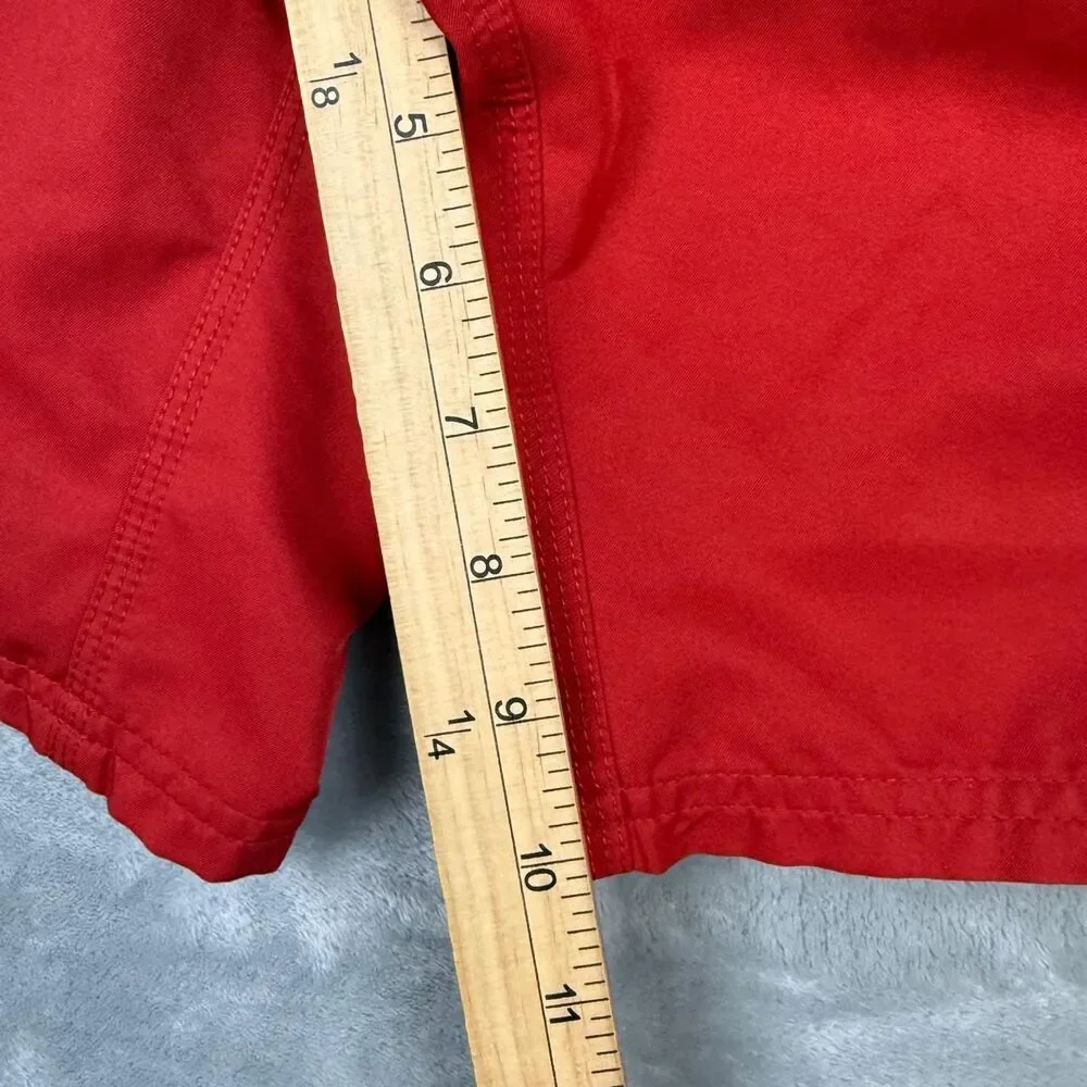 Nike Men's Red Swim-briefs-shorts